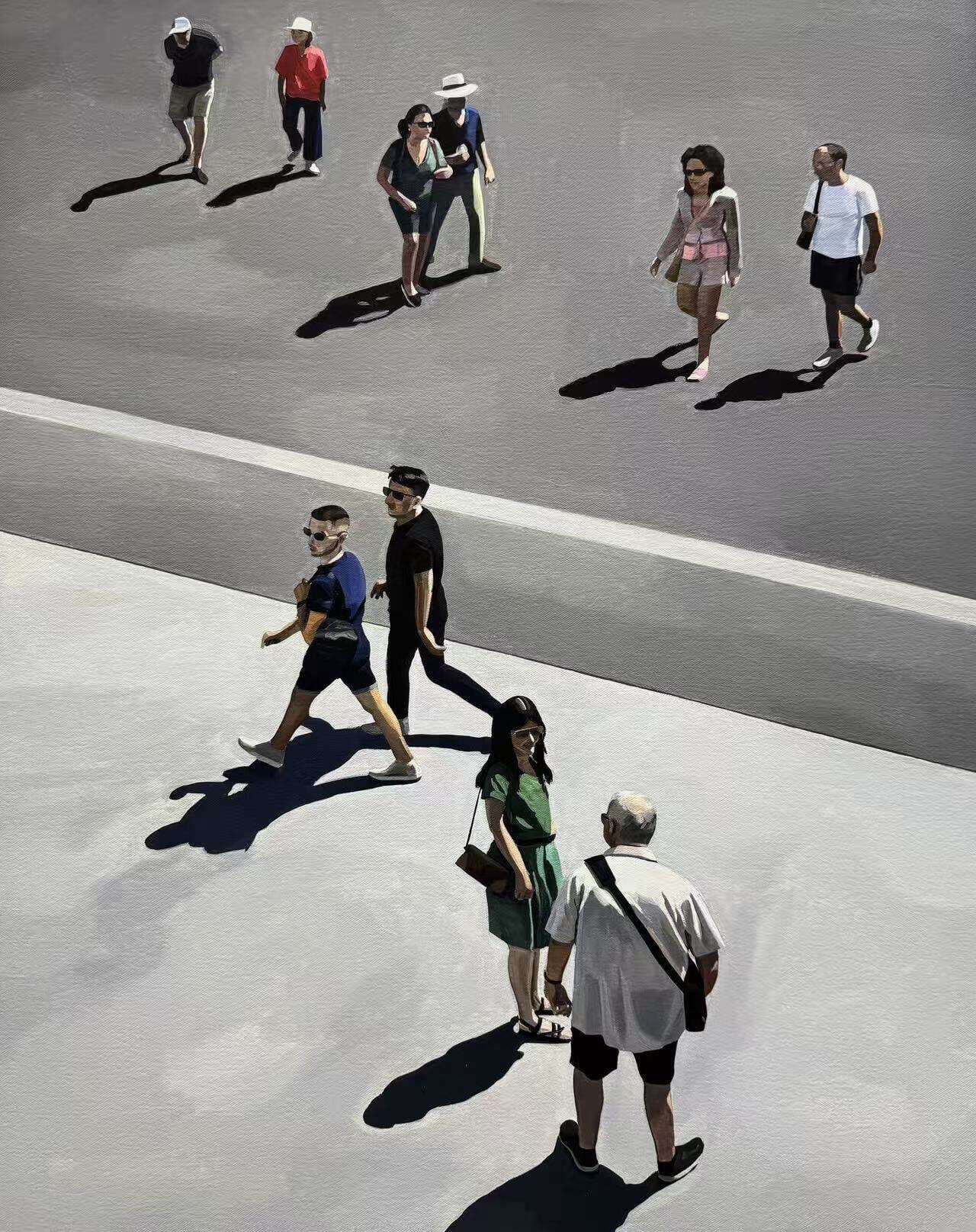 Passanten in Berlin (Fine Art Print )